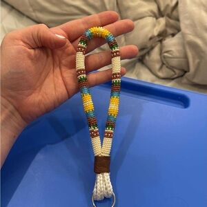 Colorful Beaded Keychain